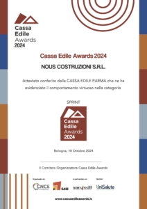 Nous Cassa Edile Awards 2024